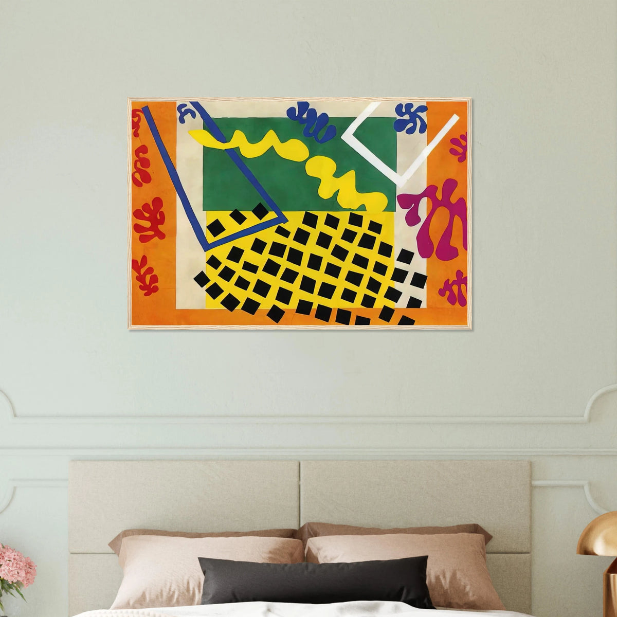 CUT OUTS 3 Framed Poster | Henri Matisse Framed Prints Wall Art | Henri Matisse Print