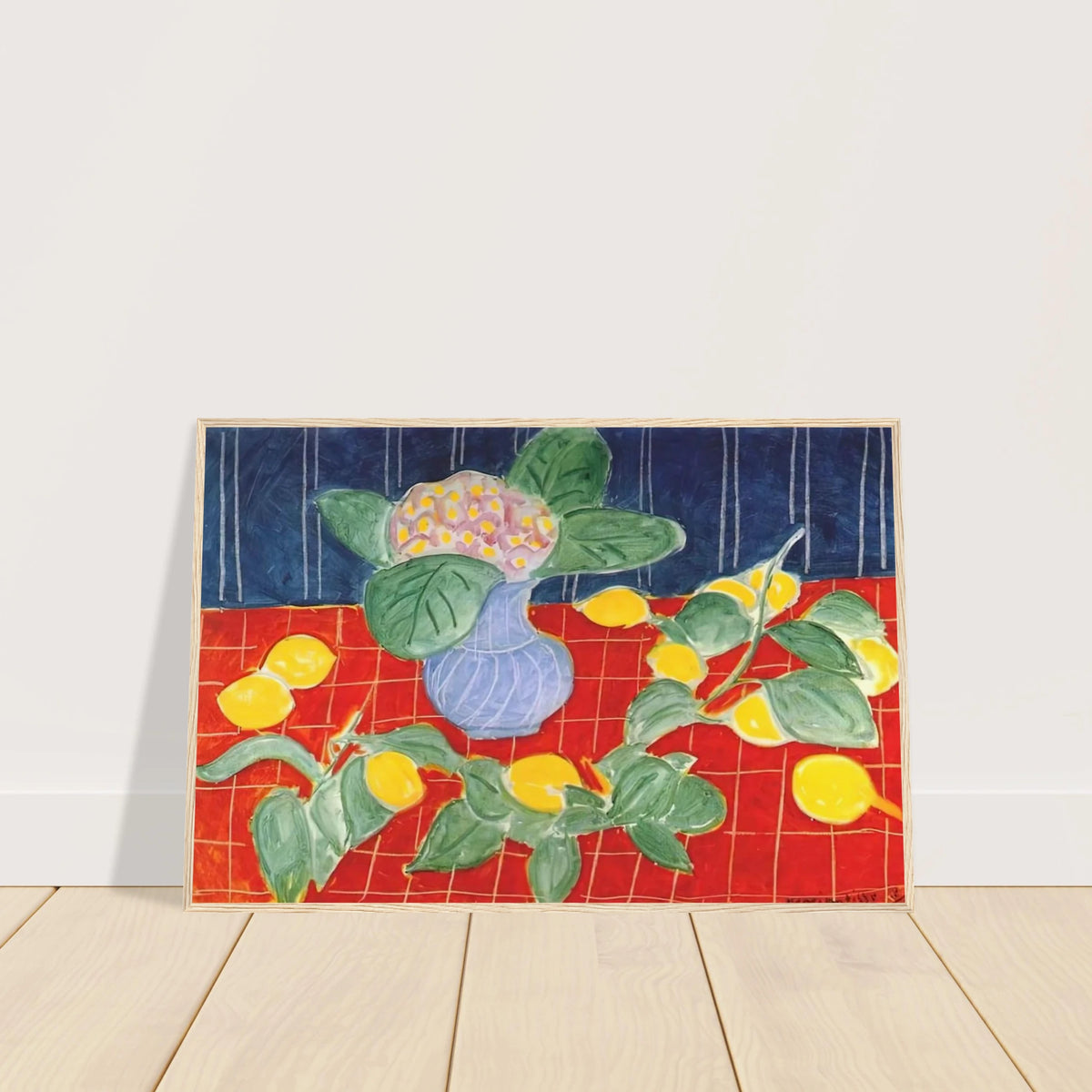 LEMONS AND SAXIFRAGES 1943 Framed Poster | Henri Matisse Framed Prints Wall Art | Henri Matisse Print