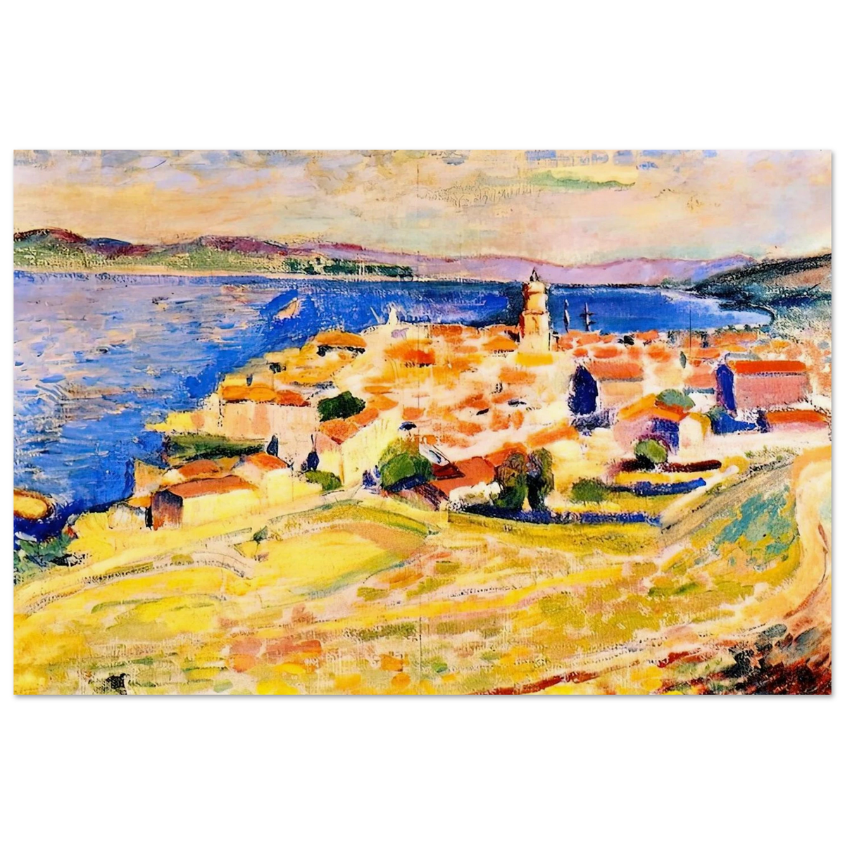 VIEW OF SAINT TROPEZ 1904 Poster | Henri Matisse Poster | Henri Matisse Print