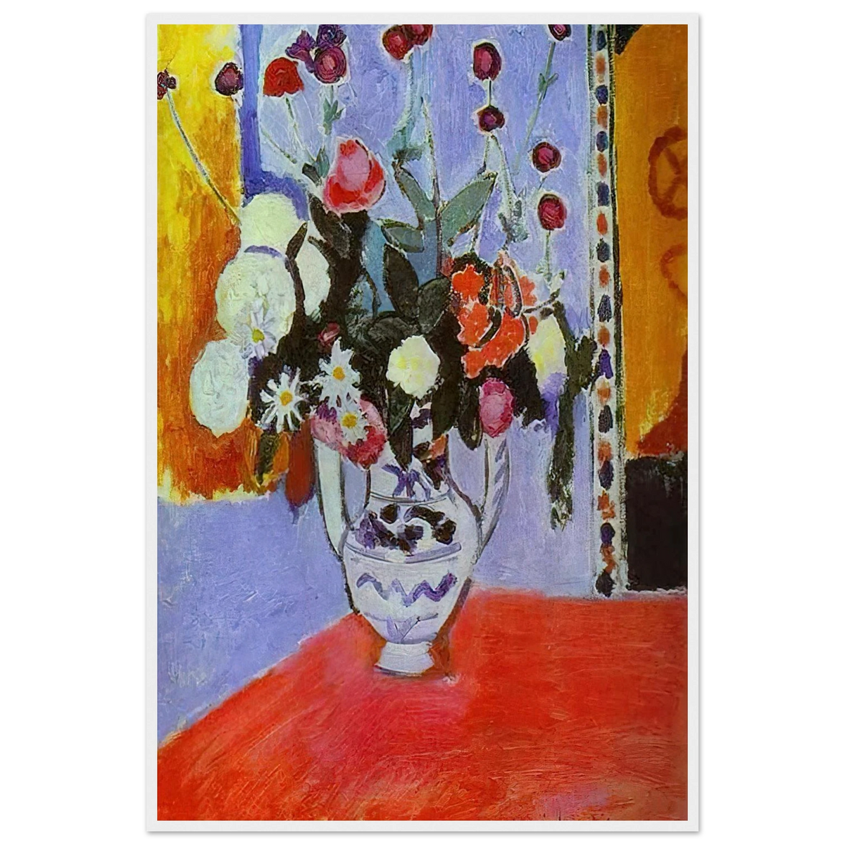 A BUNCH OF FLOWERS 1907 Framed Poster | Henri Matisse Framed Prints Wall Art | Henri Matisse Print