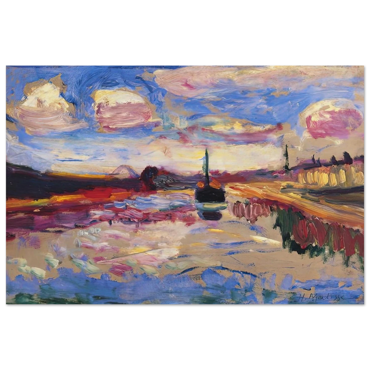 CANAL DU MIDI 1899 Poster | Henri Matisse Poster | Henri Matisse Print