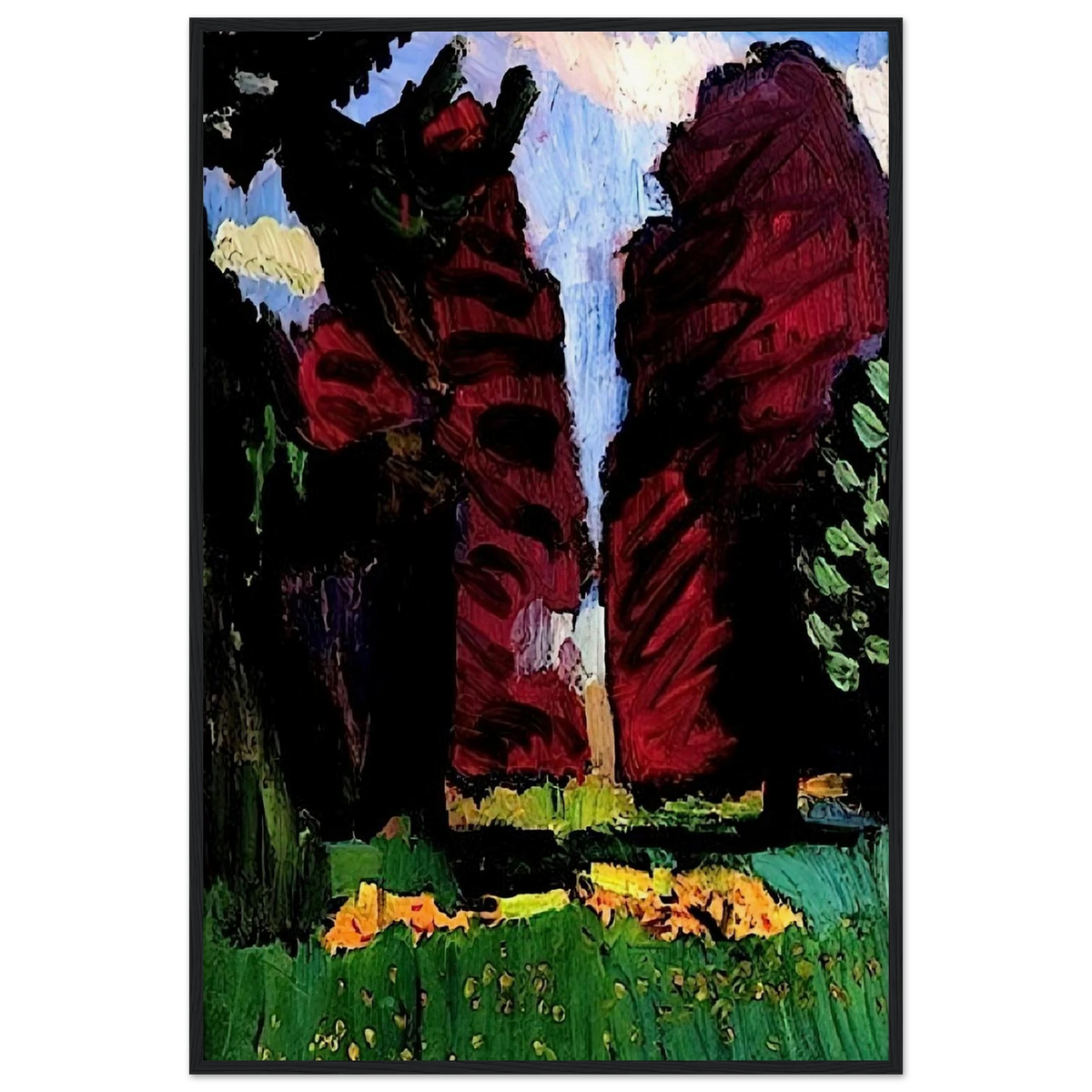 COPPER BEECHES 1901 Framed Poster | Henri Matisse Framed Prints Wall Art | Henri Matisse Print