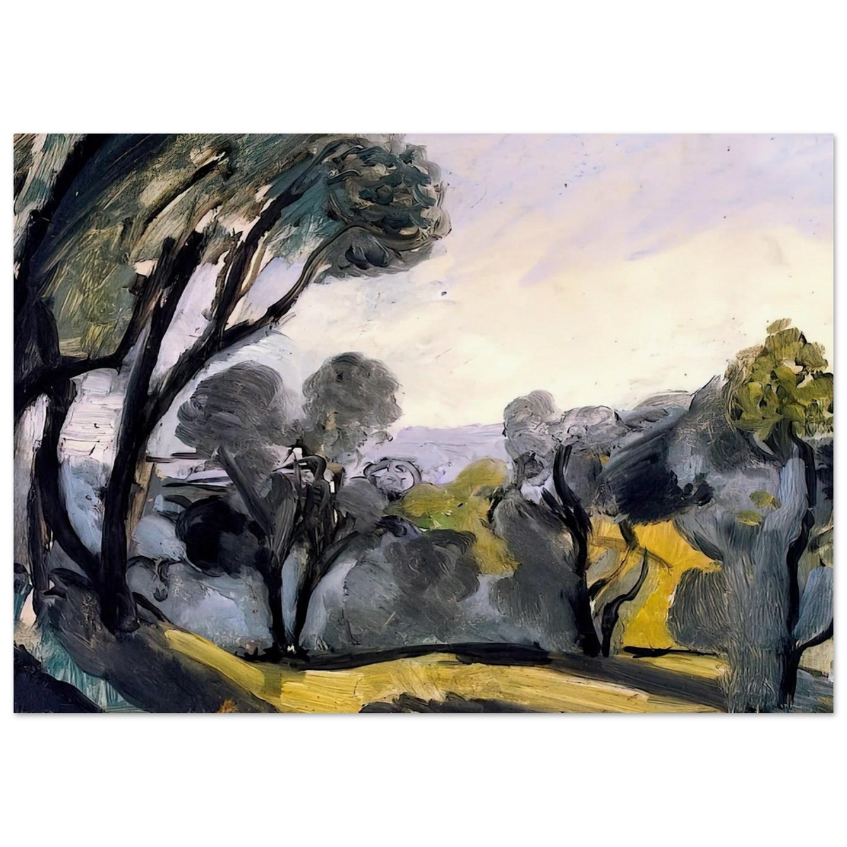 LANDSCAPE WITH OLIVE TREES 1918 Poster | Henri Matisse Poster | Henri Matisse Print