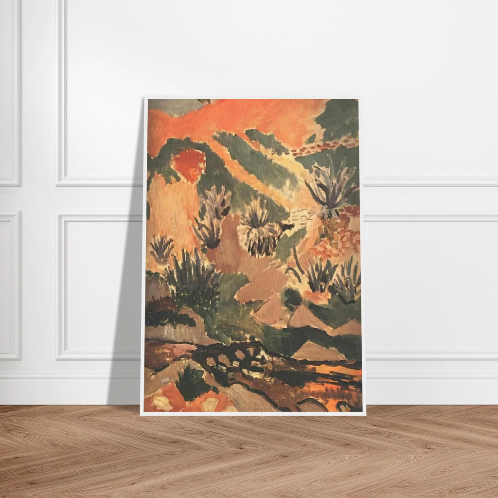 LANDSCAPE WITH BROOK BROOK WITH ALOES 1907 Framed Poster | Henri Matisse Framed Prints Wall Art | Henri Matisse Print