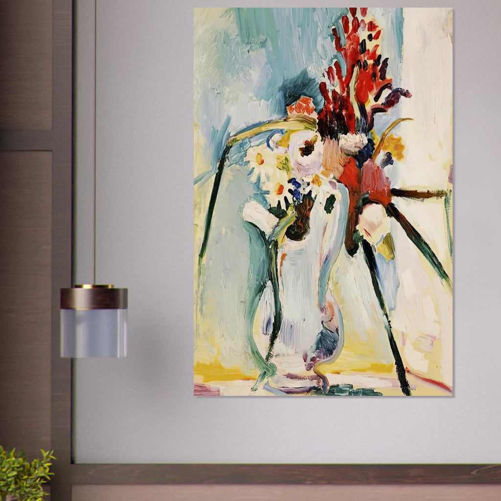 FLOWERS IN A PITCHER 1908 Poster | Henri Matisse Poster | Henri Matisse Print