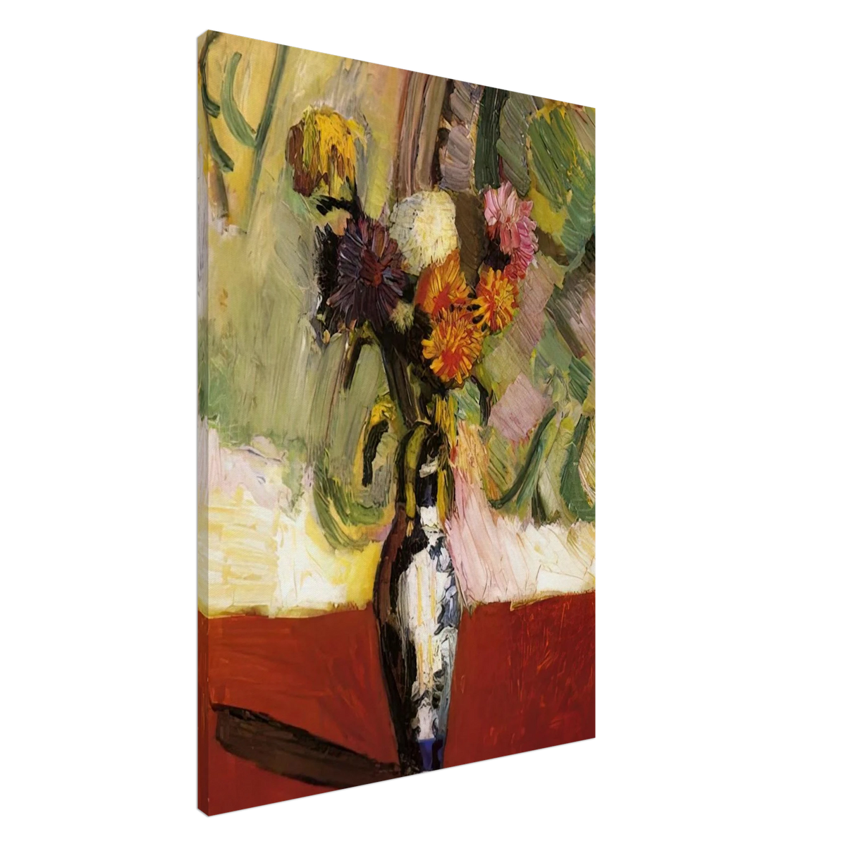 CHRYSANTHEMUMS IN A CHINESE VASE 1902 Canvas | Henri Matisse Canvas | Henri Matisse Print