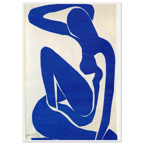 BLUE NUDE 1 Framed Poster | Henri Matisse Framed Prints Wall Art | Henri Matisse Print