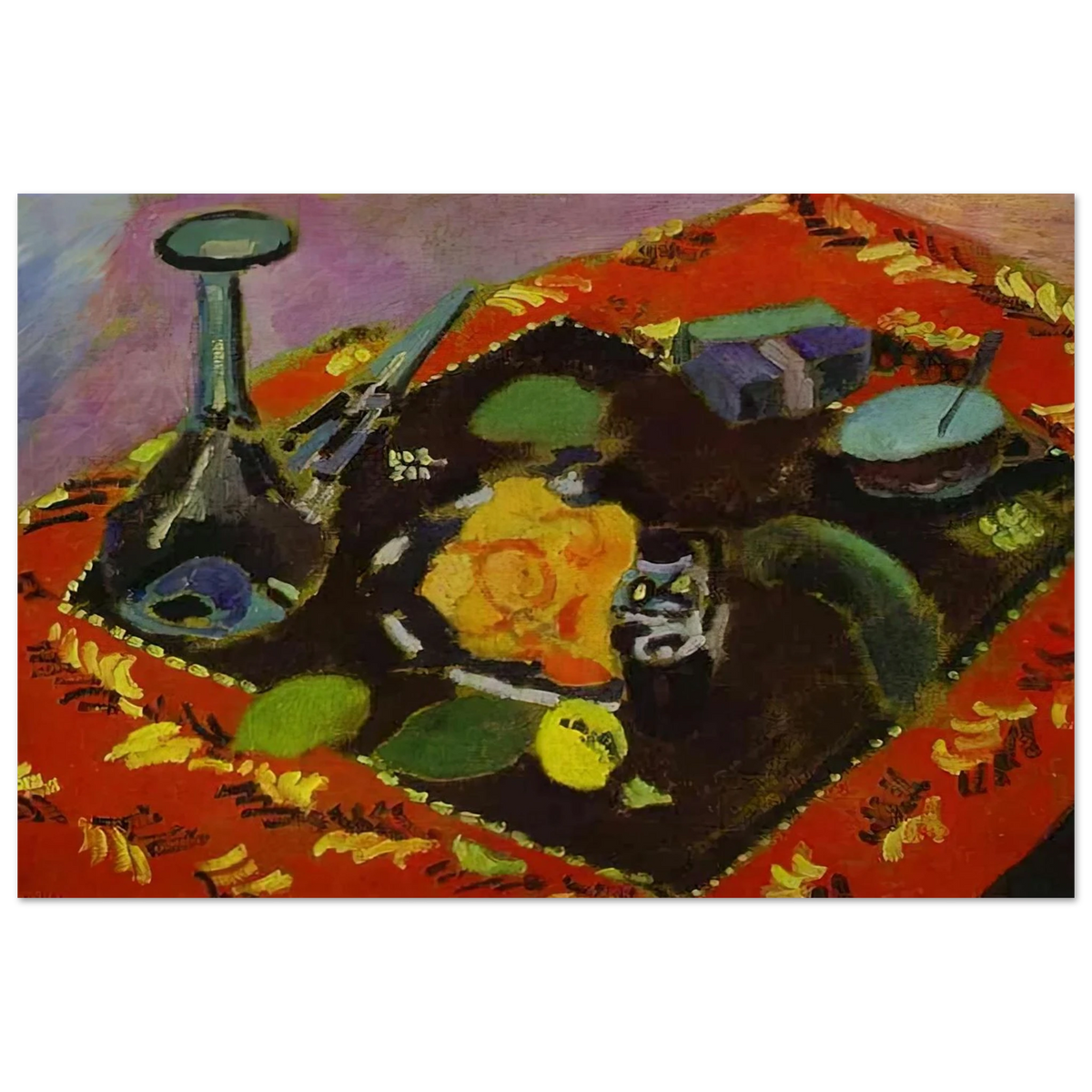 DISHES AND FRUIT 1906 Poster | Henri Matisse Poster | Henri Matisse Print