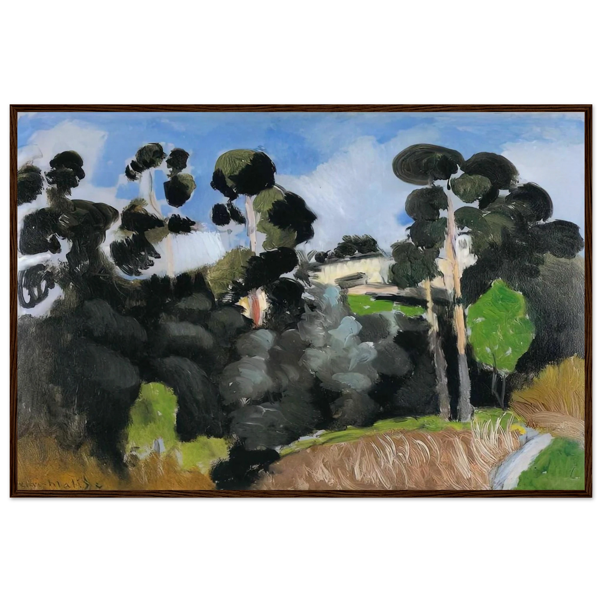 LANDSCAPE 1 Framed Poster | Henri Matisse Framed Prints Wall Art | Henri Matisse Print