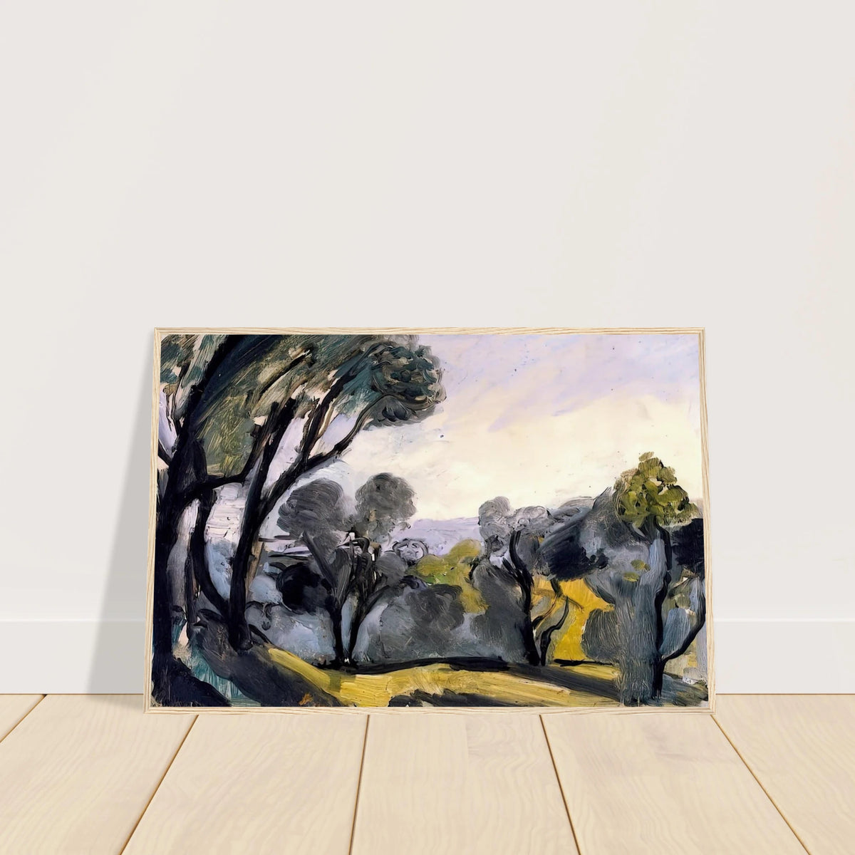 LANDSCAPE WITH OLIVE TREES 1918 Framed Poster | Henri Matisse Framed Prints Wall Art | Henri Matisse Print