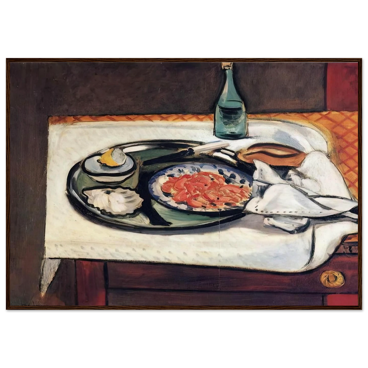 PINK SHRIMP 1921 Framed Poster | Henri Matisse Framed Prints Wall Art | Henri Matisse Print