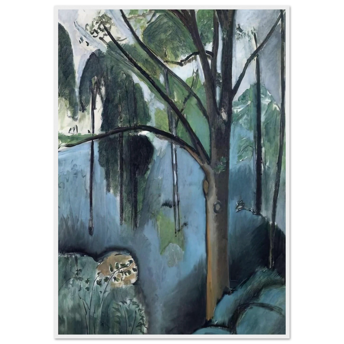 TRIVAUX POND 1917 Framed Poster | Henri Matisse Framed Prints Wall Art | Henri Matisse Print