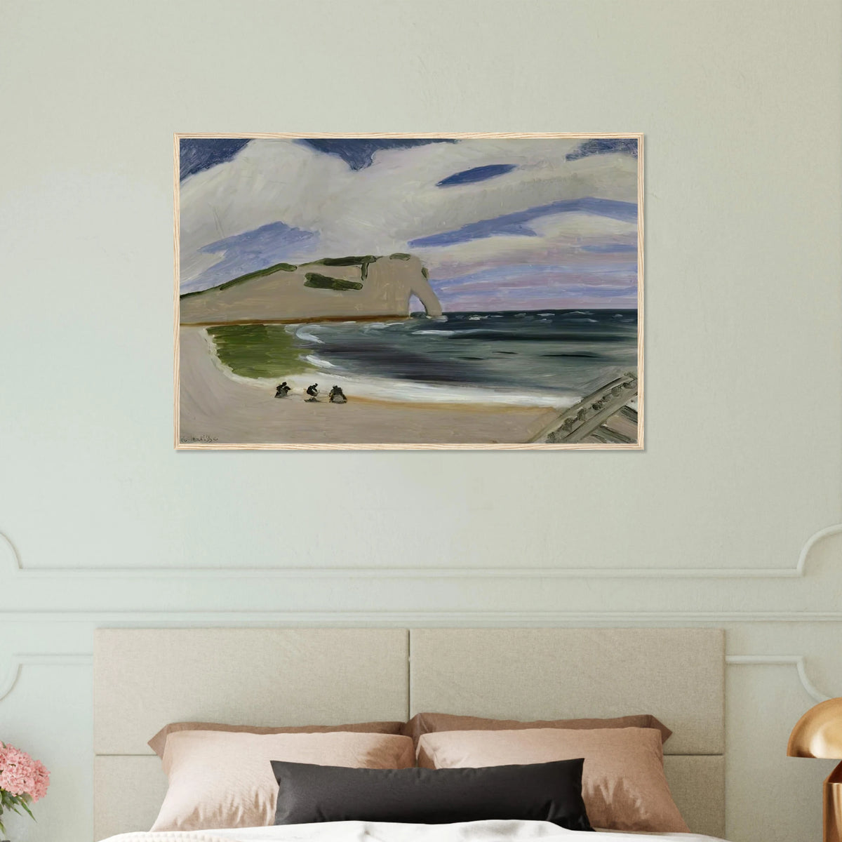 WOMEN ON THE BEACH ETRETAT 1920 Framed Poster | Henri Matisse Framed Prints Wall Art | Henri Matisse Print