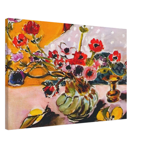 ANEMONES AND CHINESE VASE 1943 Canvas | Henri Matisse Canvas | Henri Matisse Print