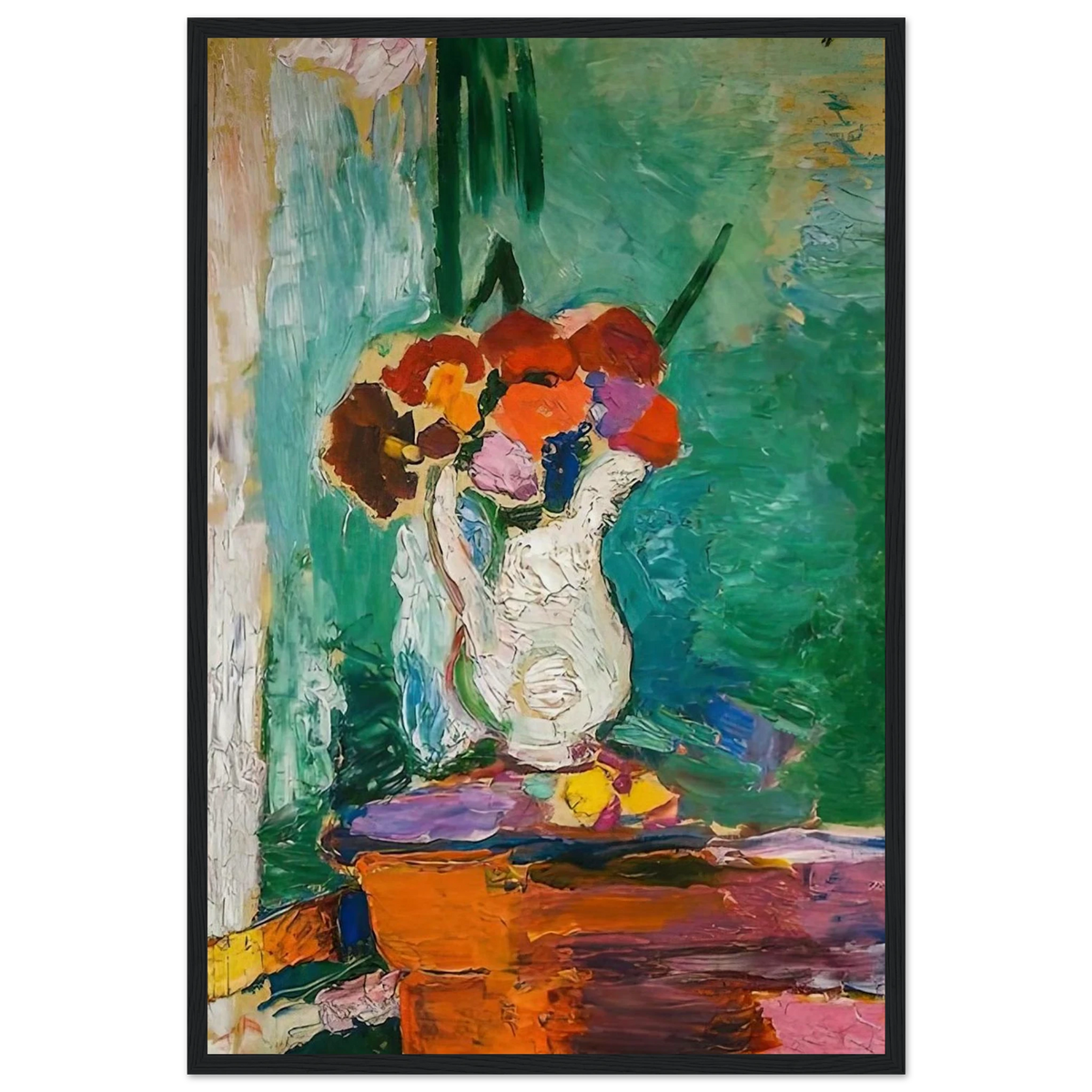 FLOWERS 1907 Framed Poster | Henri Matisse Framed Prints Wall Art | Henri Matisse Print