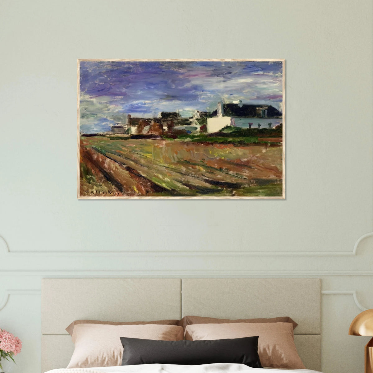 FARMS IN BRITTANY BELLE ILE 1897 Framed Poster | Henri Matisse Framed Prints Wall Art | Henri Matisse Print