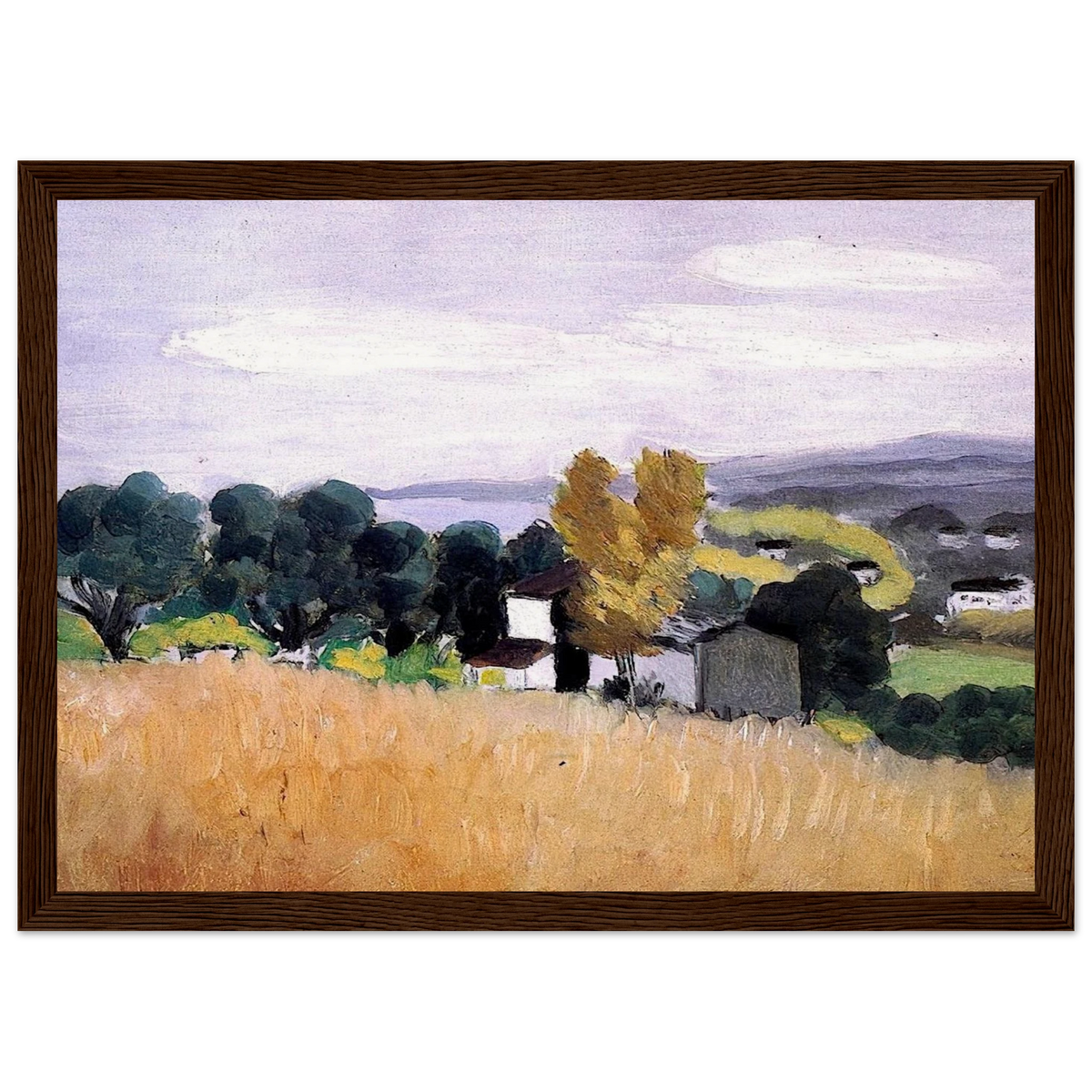 AUTUMN IN CAGNES 1918 Framed Poster | Henri Matisse Framed Prints Wall Art | Henri Matisse Print