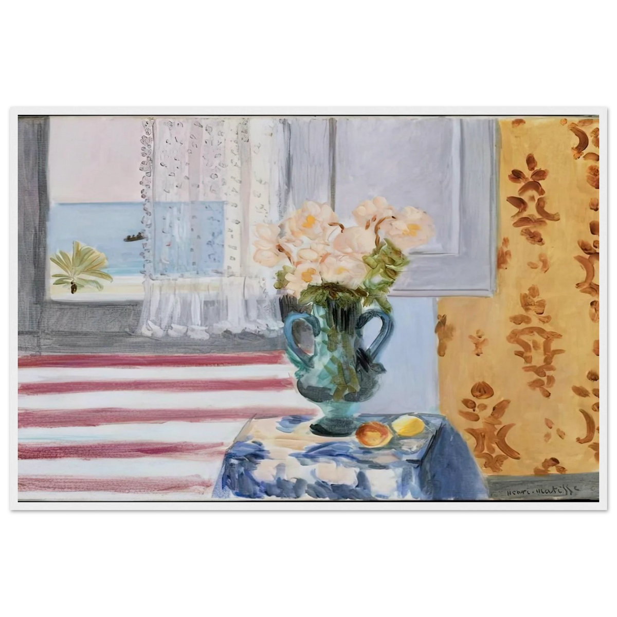 VASE OF FLOWERS 1924 Framed Poster | Henri Matisse Framed Prints Wall Art | Henri Matisse Print