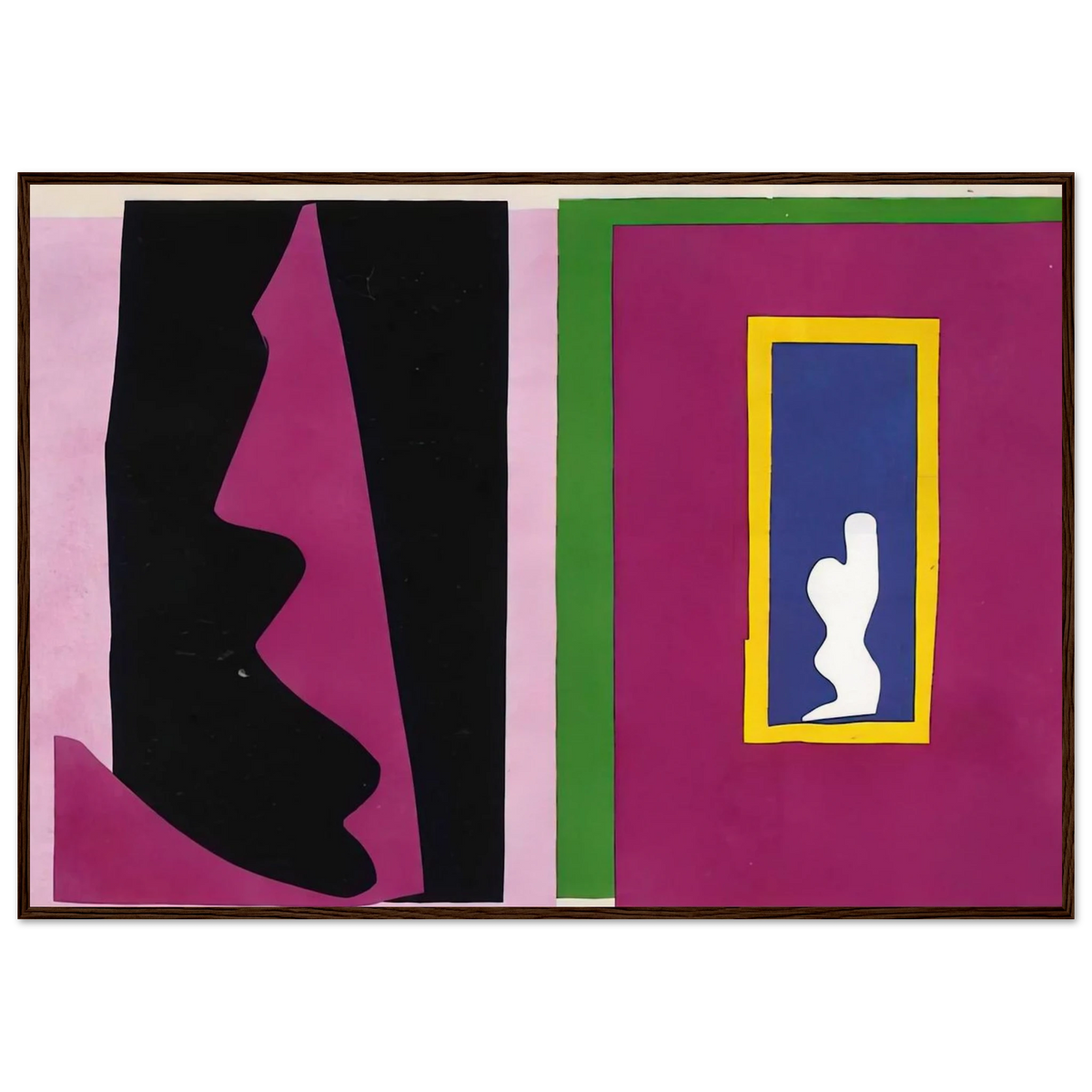 CUT OUTS Framed Poster | Henri Matisse Framed Prints Wall Art | Henri Matisse Print