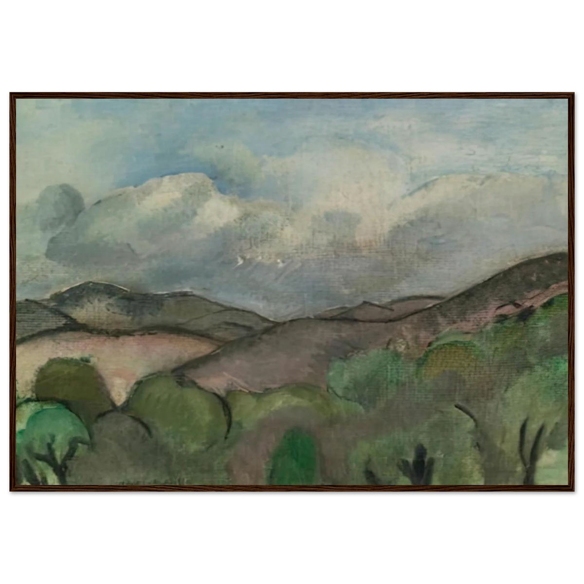 LE MONT CHAUVE A NICE 1918 Framed Poster | Henri Matisse Framed Prints Wall Art | Henri Matisse Print