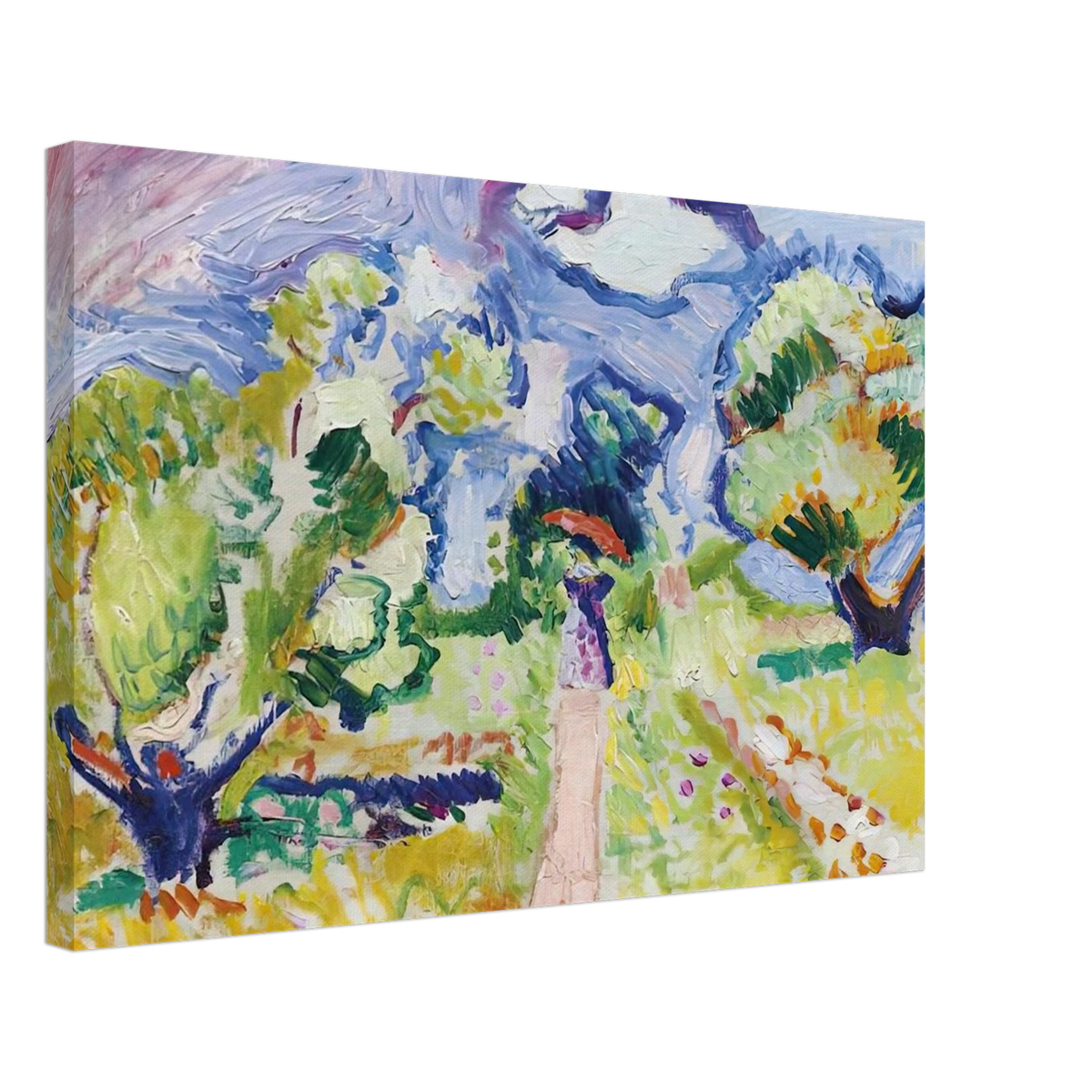 PROMENADE DES OLIVIERS 1905 Canvas | Henri Matisse Canvas | Henri Matisse Print