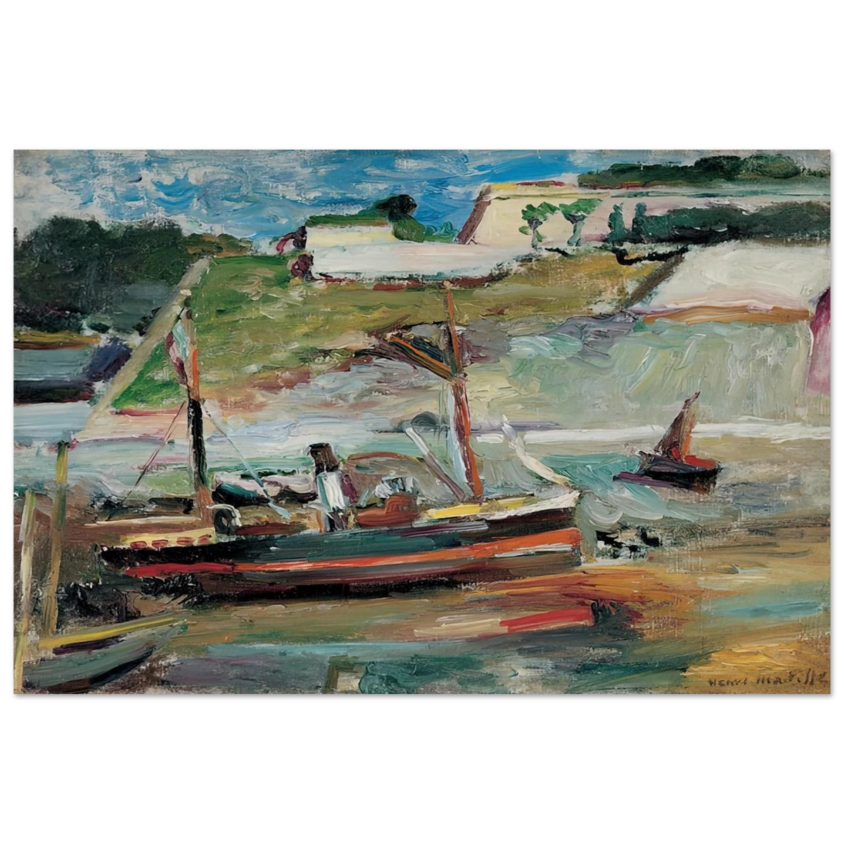 BELLE ILE LE PORT DE PALAIS 1896 Poster | Henri Matisse Poster | Henri Matisse Print
