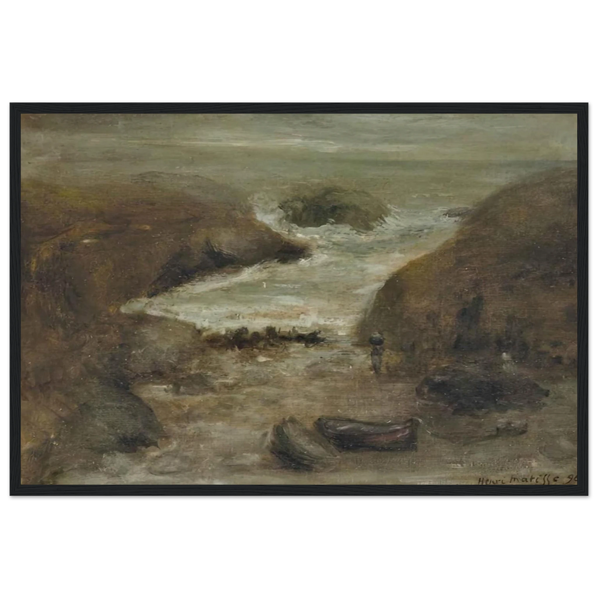 BELLE ILE 1896 1 Framed Poster | Henri Matisse Framed Prints Wall Art | Henri Matisse Print