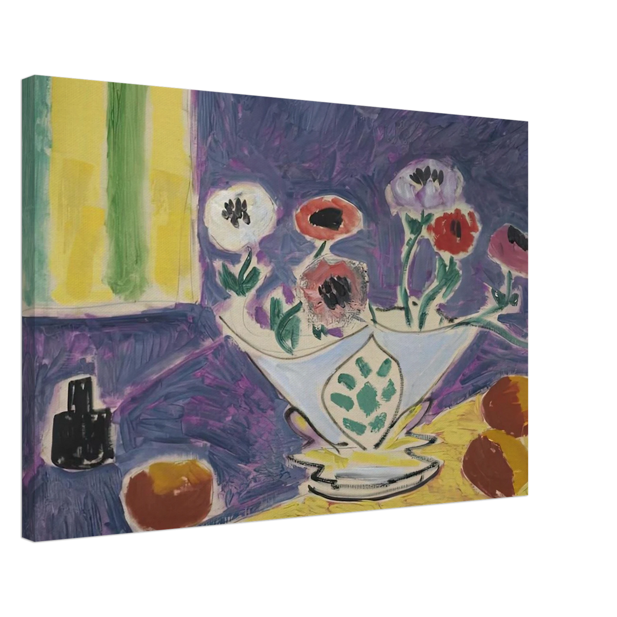 VASE D ANEMONES 1946 Canvas | Henri Matisse Canvas | Henri Matisse Print