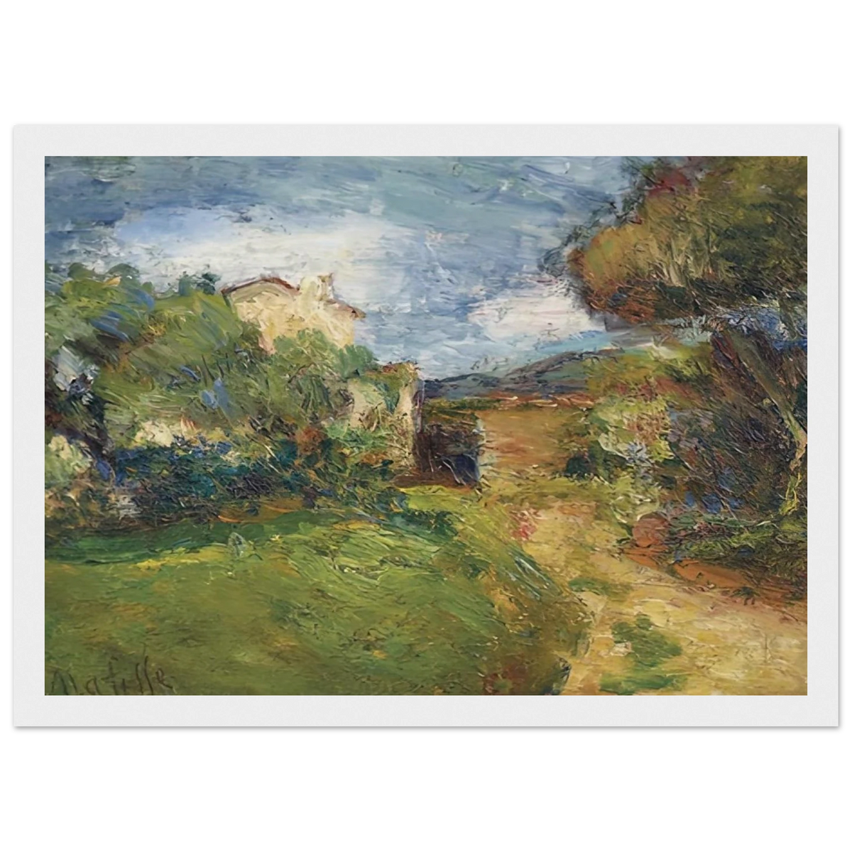 PETIT PAYSAGE CORSE 1898 Framed Poster | Henri Matisse Framed Prints Wall Art | Henri Matisse Print