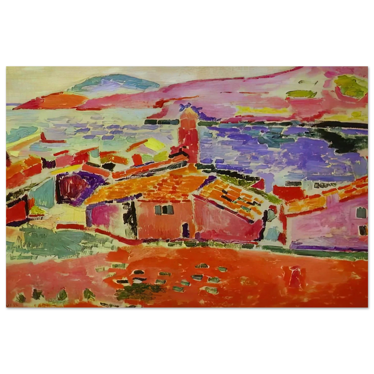 VIEW OF COLLIOURE 1 Poster | Henri Matisse Poster | Henri Matisse Print