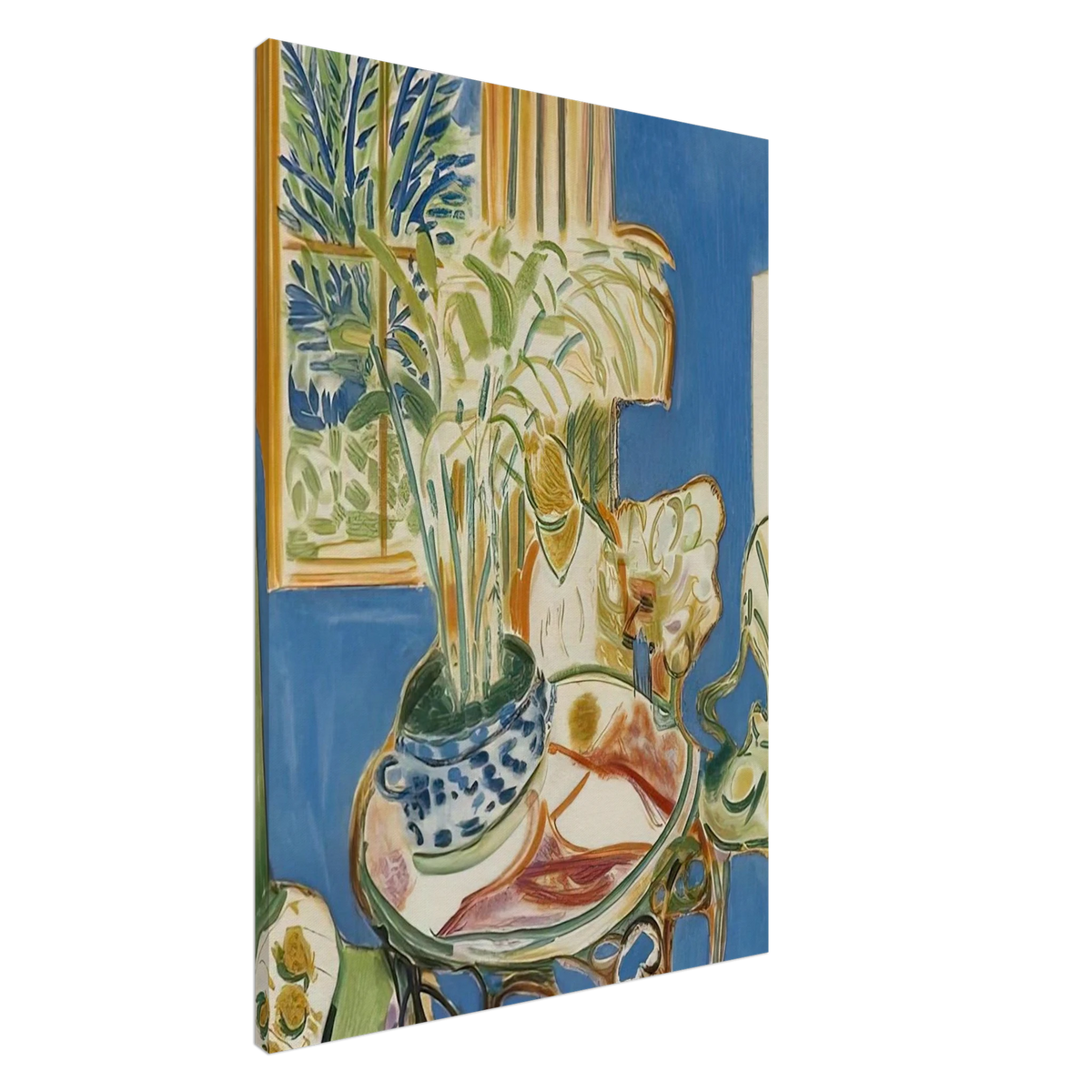 BLUE INTERIOR 1947 Canvas | Henri Matisse Canvas | Henri Matisse Print