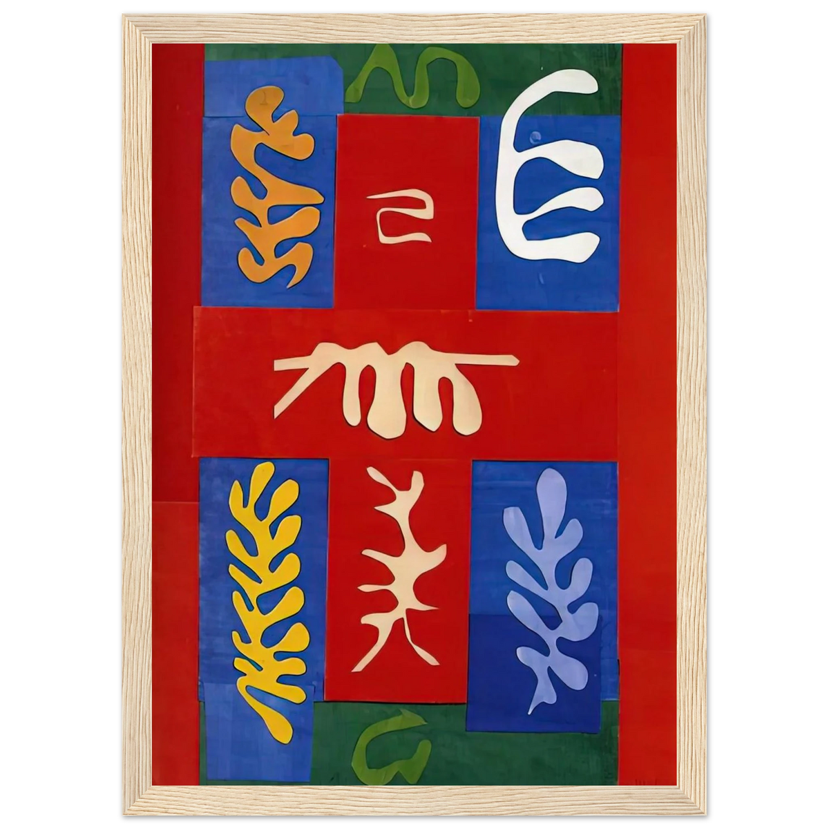 CUT OUTS 4 Framed Poster | Henri Matisse Framed Prints Wall Art | Henri Matisse Print