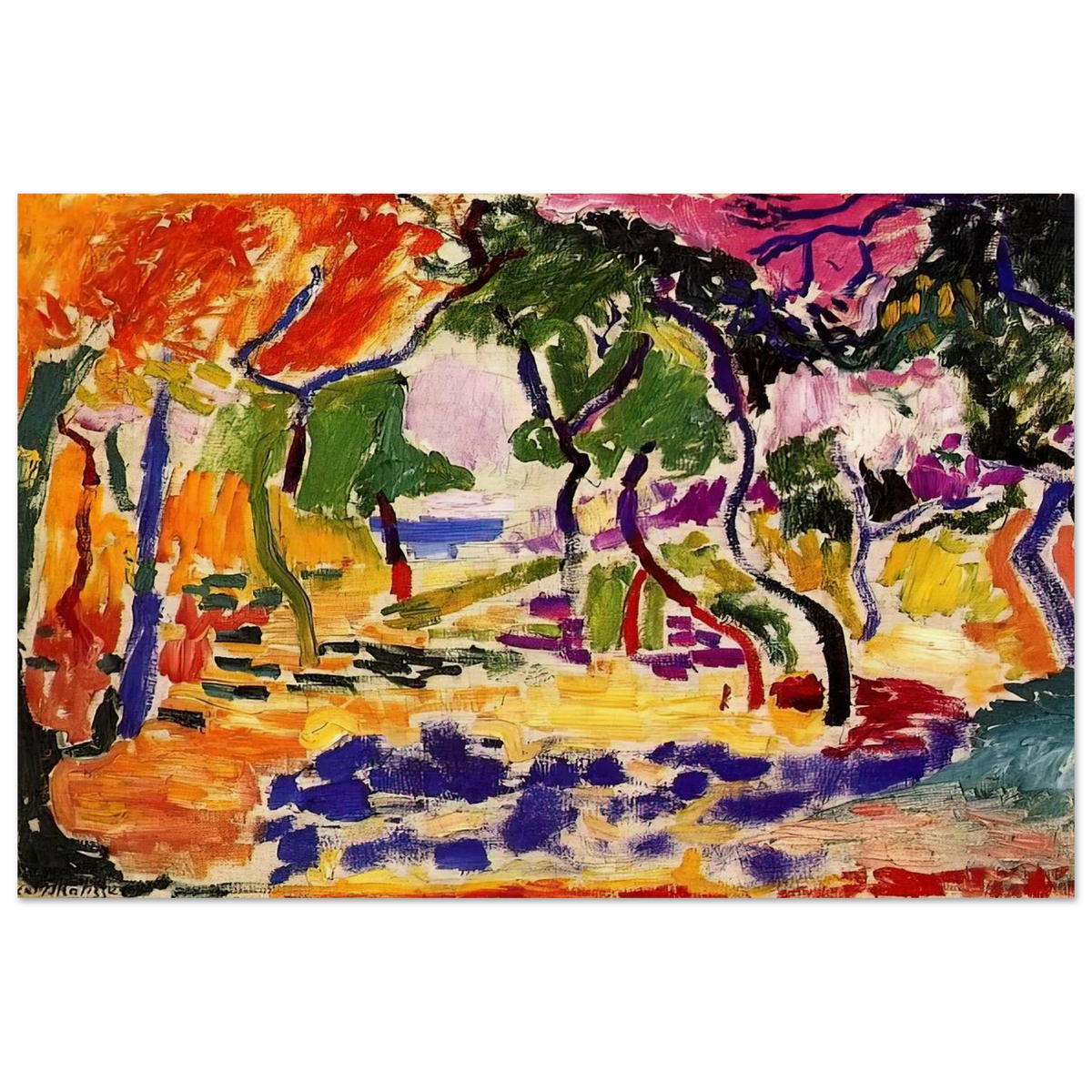 COUNTRYSIDE AT COLLIOURE 1905 Poster | Henri Matisse Poster | Henri Matisse Print