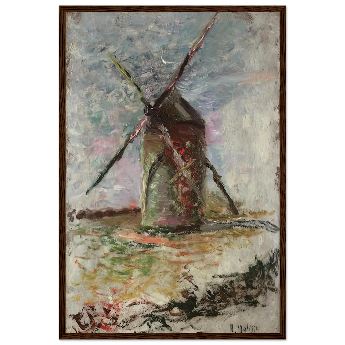 MOULIN 1897 Framed Poster | Henri Matisse Framed Prints Wall Art | Henri Matisse Print