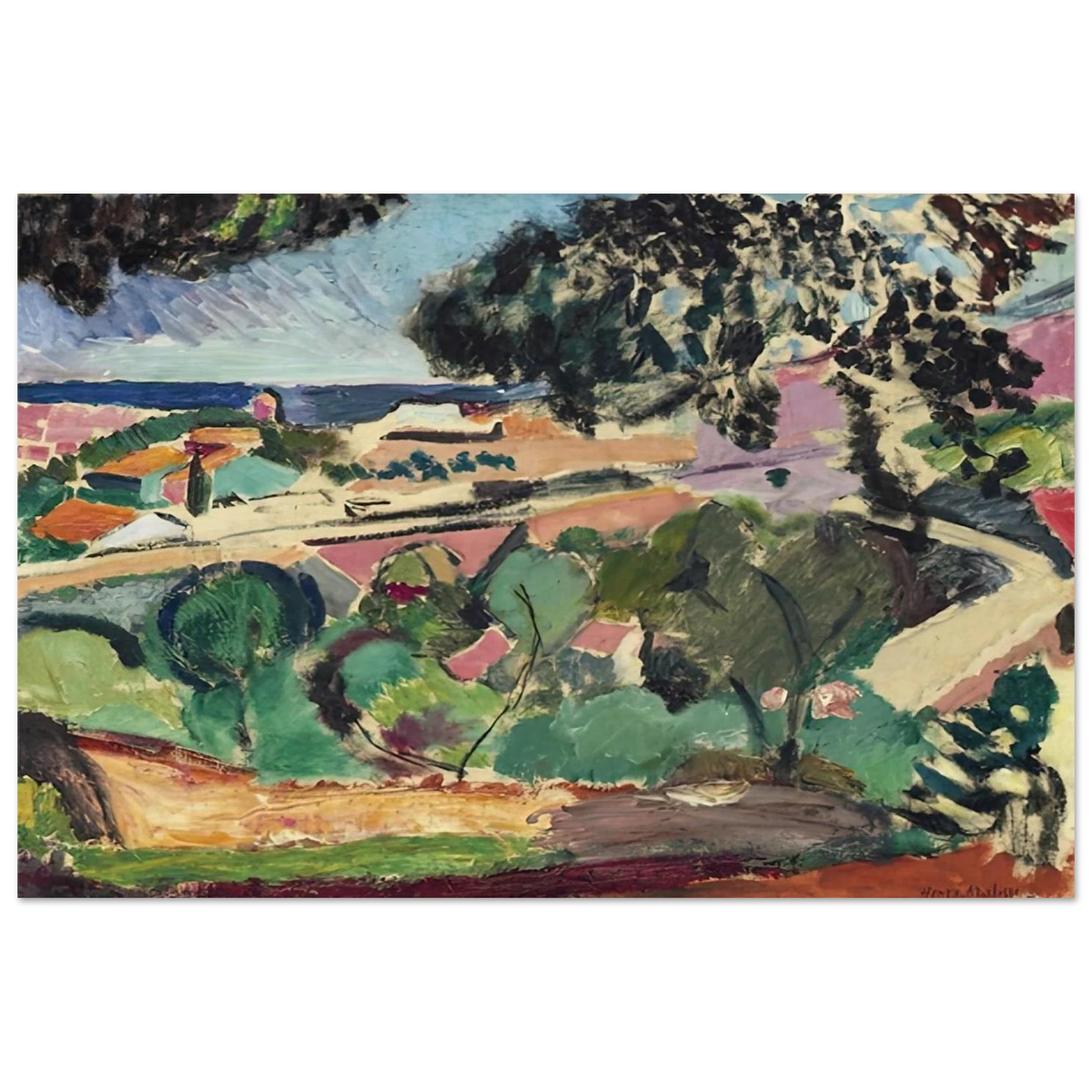 PAYSAGE DE COLLIOURE 1907 Poster | Henri Matisse Poster | Henri Matisse Print