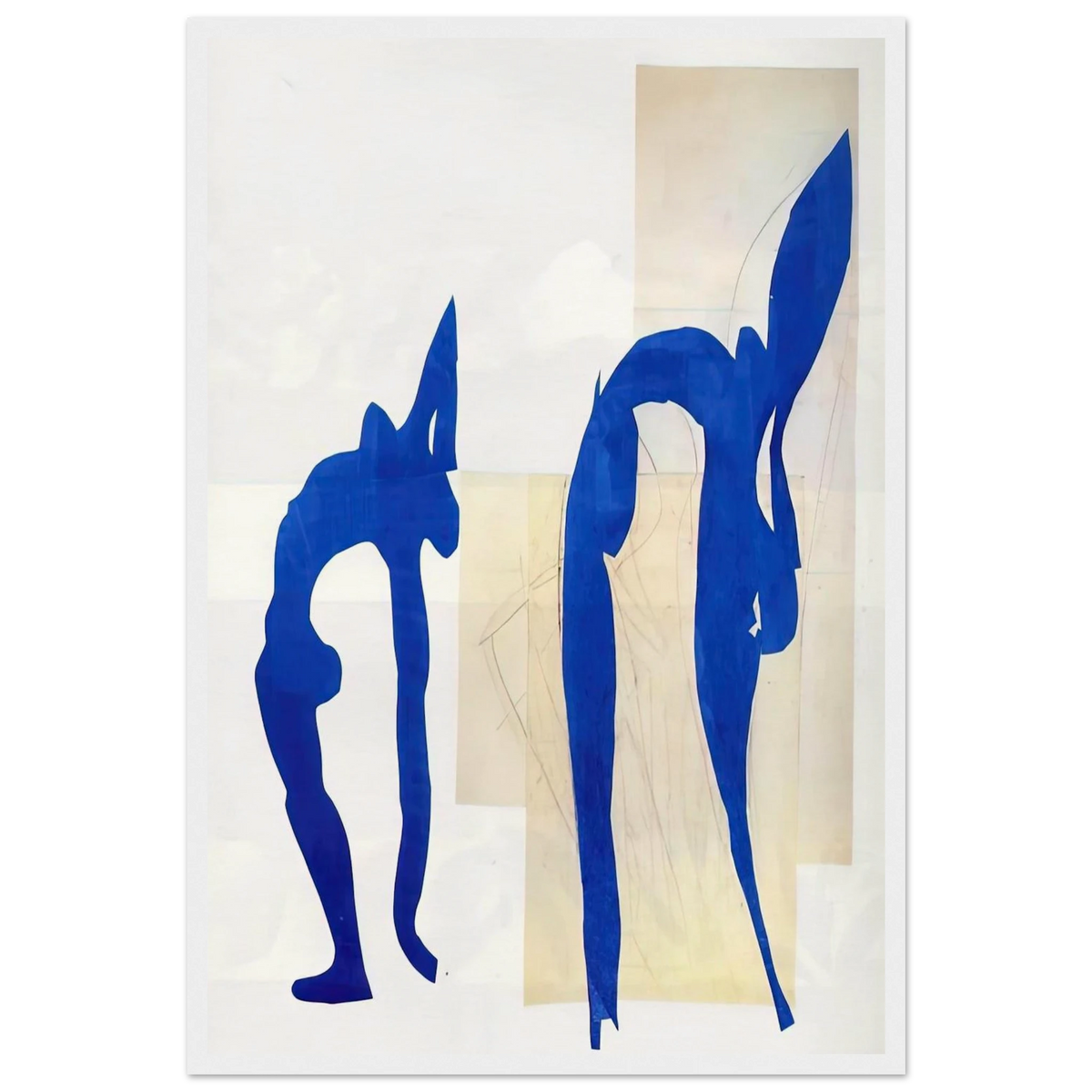 BLUE NUDES Framed Poster | Henri Matisse Framed Prints Wall Art | Henri Matisse Print