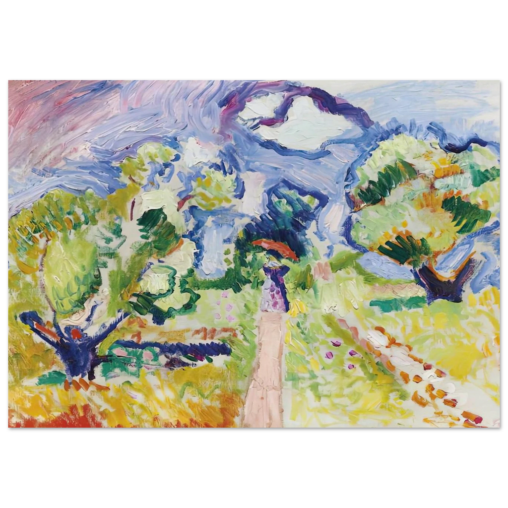 PROMENADE DES OLIVIERS 1905 Poster | Henri Matisse Poster | Henri Matisse Print