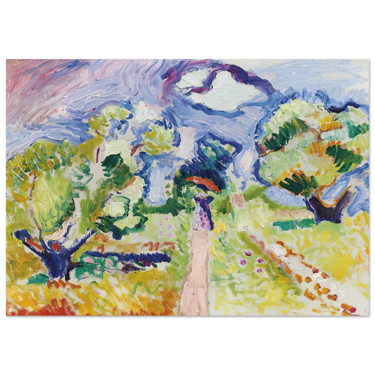 PROMENADE DES OLIVIERS 1905 Poster | Henri Matisse Poster | Henri Matisse Print