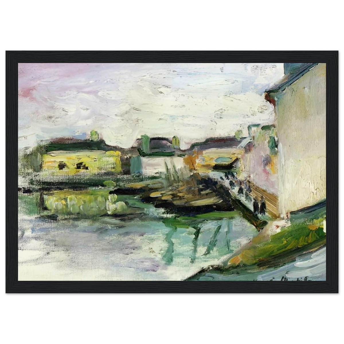 THE PORT OF PALAIS BELLE ILE 1896 Framed Poster | Henri Matisse Framed Prints Wall Art | Henri Matisse Print