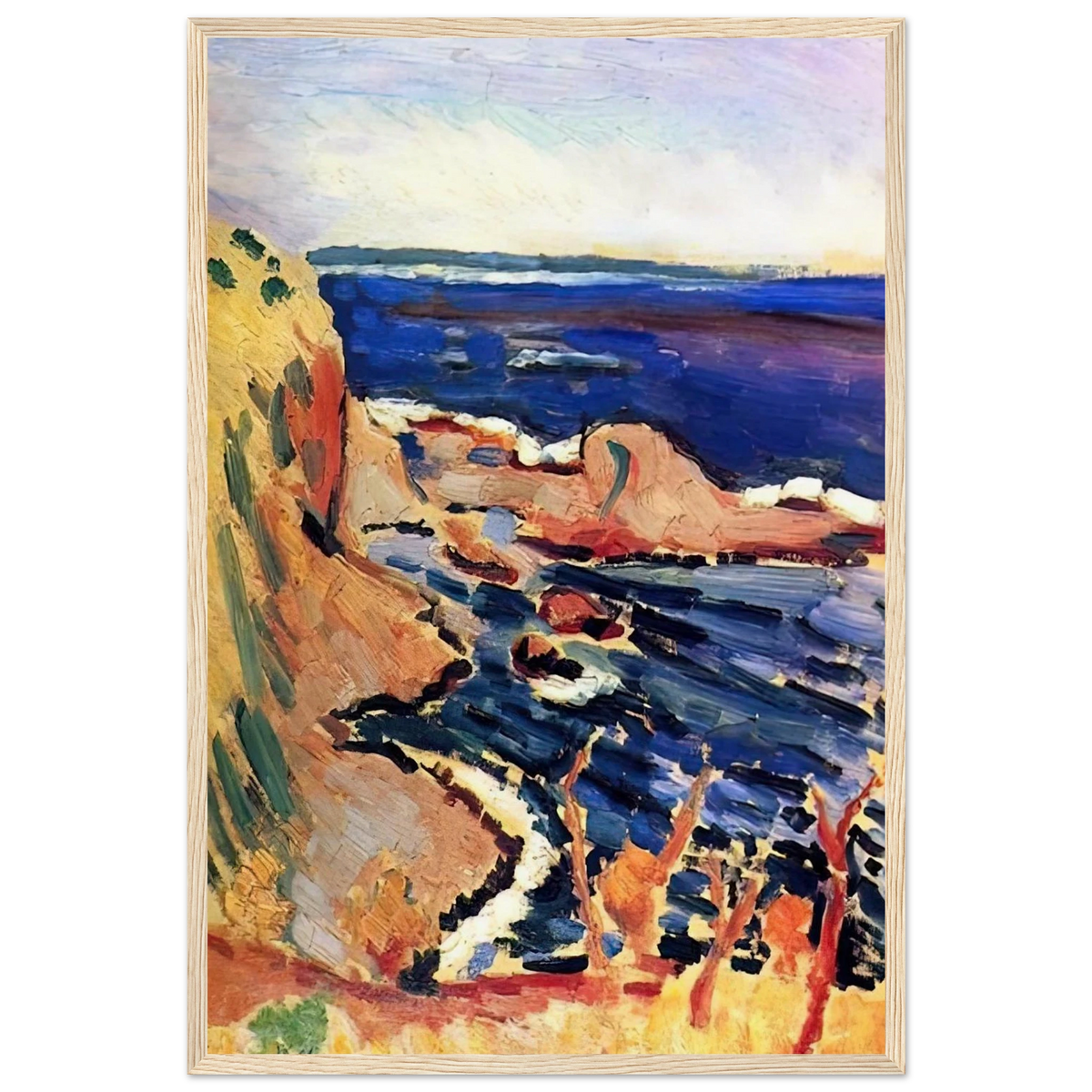 LA MOULADE 1905 Framed Poster | Henri Matisse Framed Prints Wall Art | Henri Matisse Print