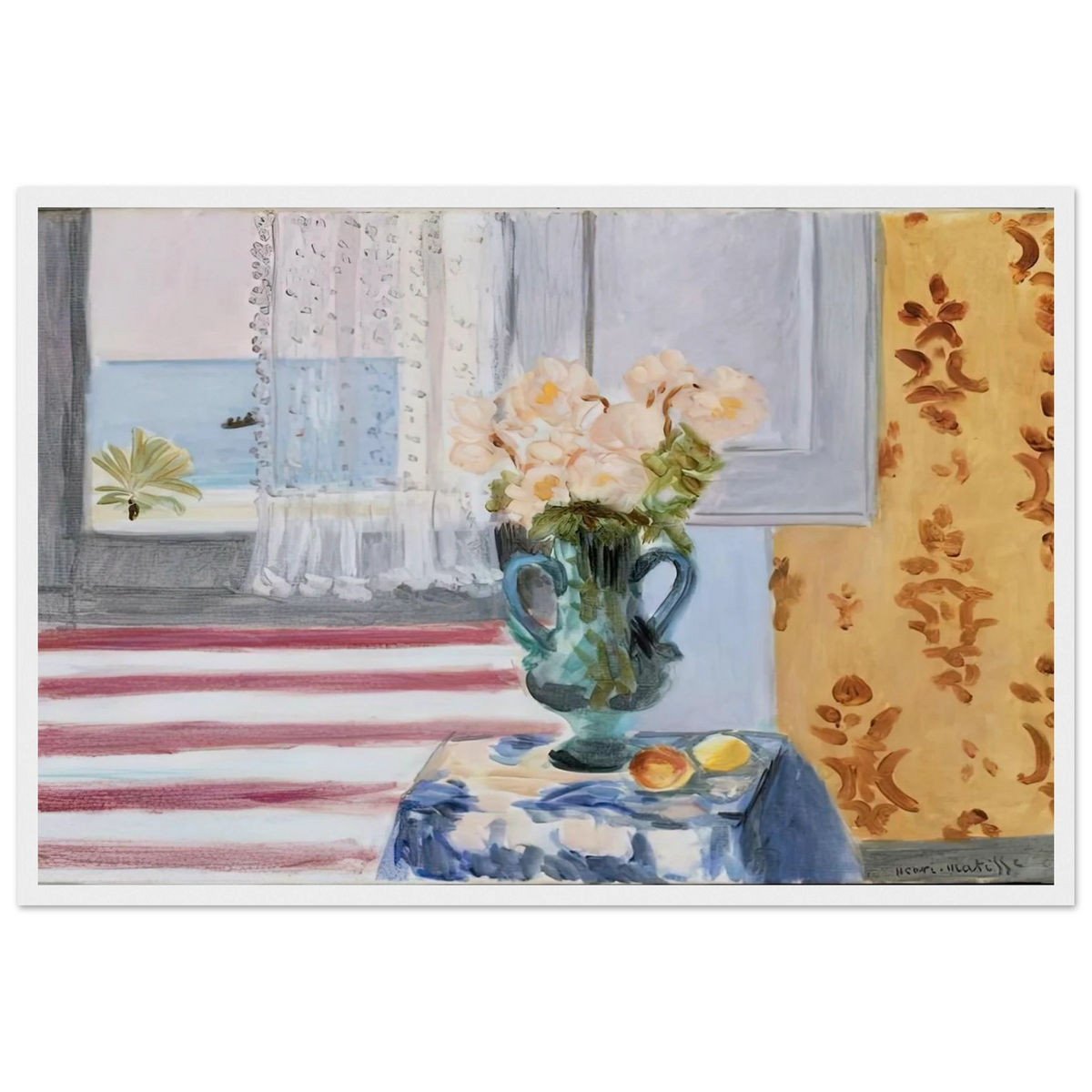 VASE OF FLOWERS 1924 Framed Poster | Henri Matisse Framed Prints Wall Art | Henri Matisse Print