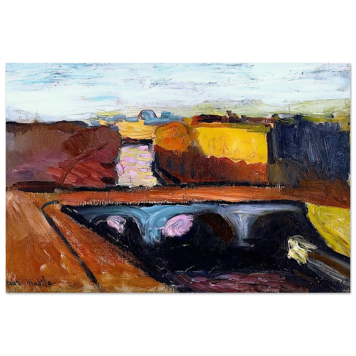 VIEW OF THE SEINE THE PONT SAINT MICHEL 1904 Poster | Henri Matisse Poster | Henri Matisse Print