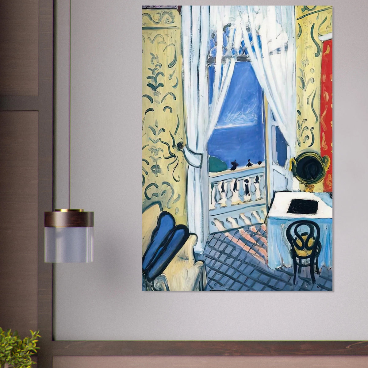 INTERIOR WITH A VIOLIN CASE 1919 Poster | Henri Matisse Poster | Henri Matisse Print
