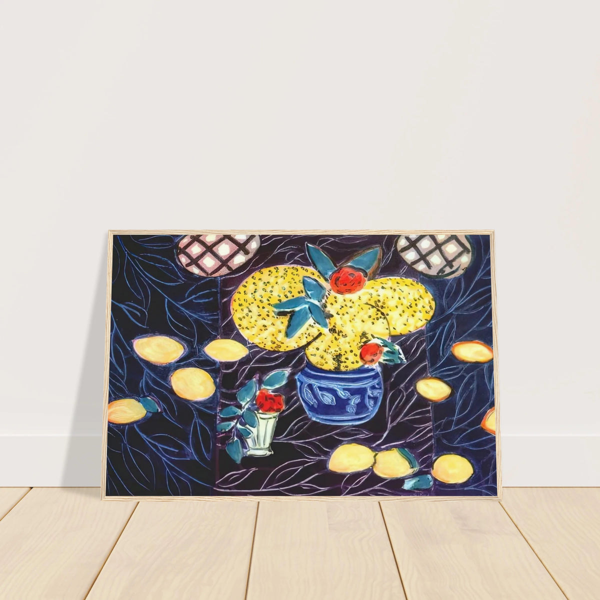 LEMONS AND MIMOSA 1944 Framed Poster | Henri Matisse Framed Prints Wall Art | Henri Matisse Print
