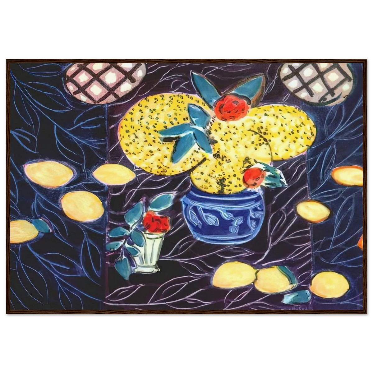 LEMONS AND MIMOSA 1944 Framed Poster | Henri Matisse Framed Prints Wall Art | Henri Matisse Print