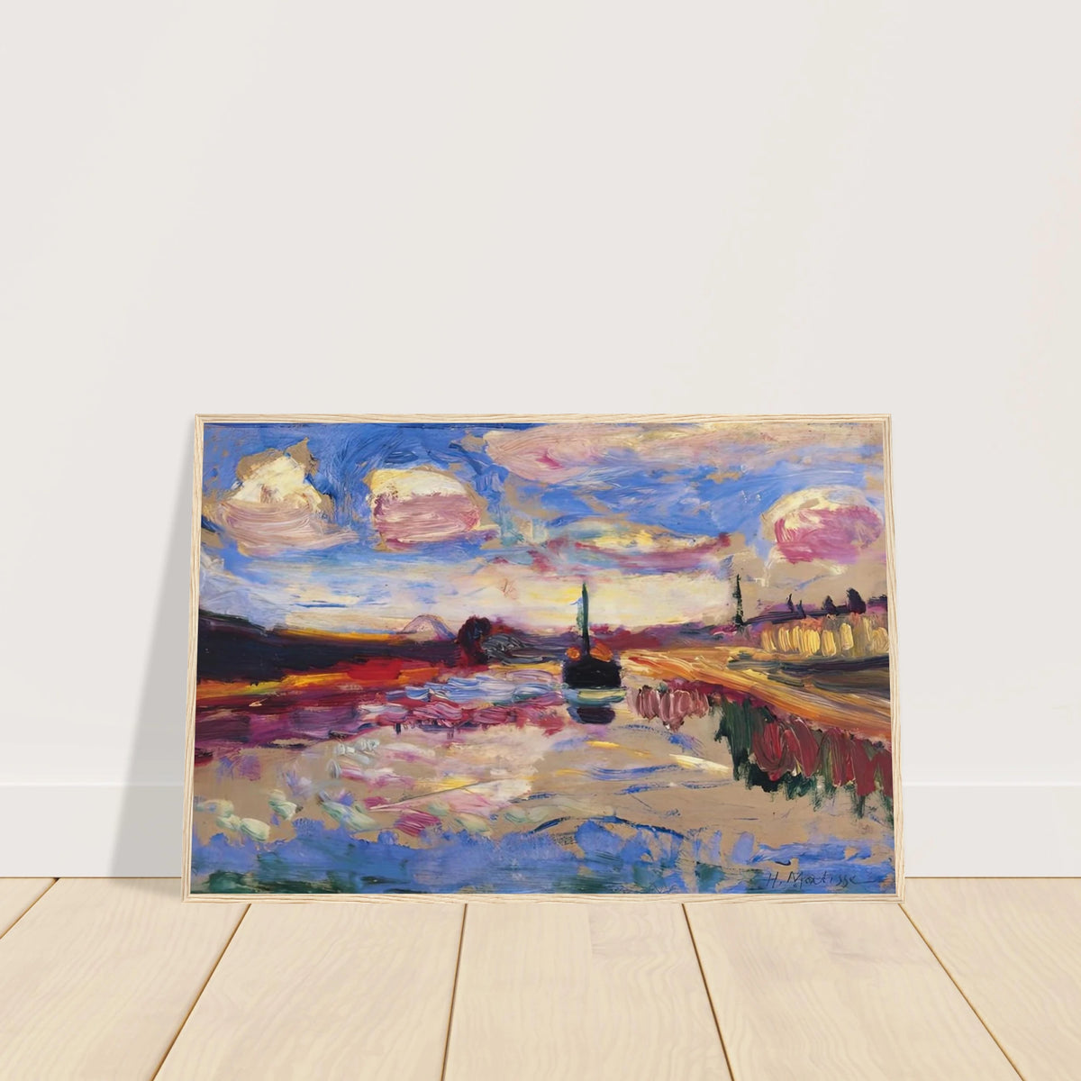 CANAL DU MIDI 1899 Framed Poster | Henri Matisse Framed Prints Wall Art | Henri Matisse Print