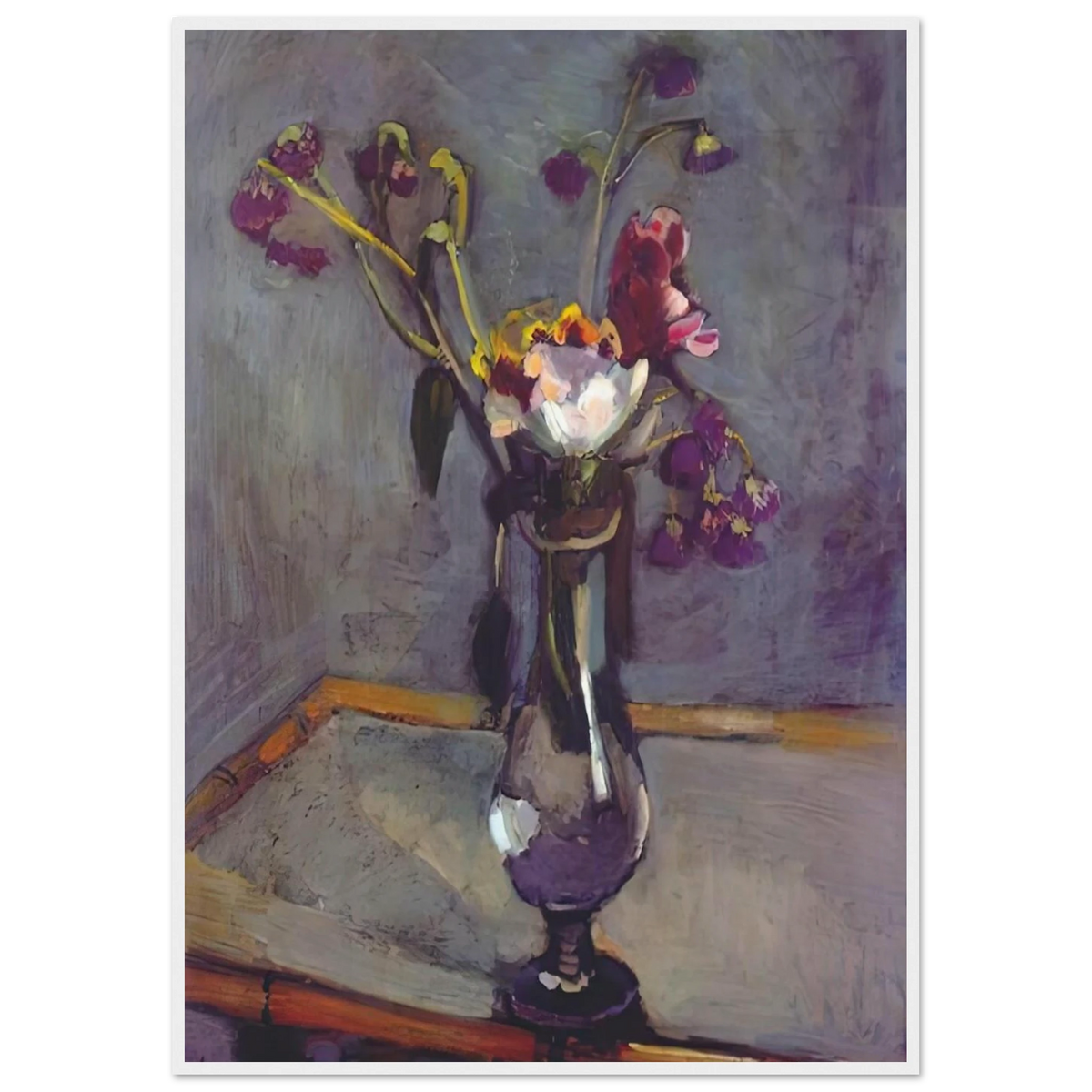 BOUQUET ON A BAMBOO TABLE 1903 Framed Poster | Henri Matisse Framed Prints Wall Art | Henri Matisse Print