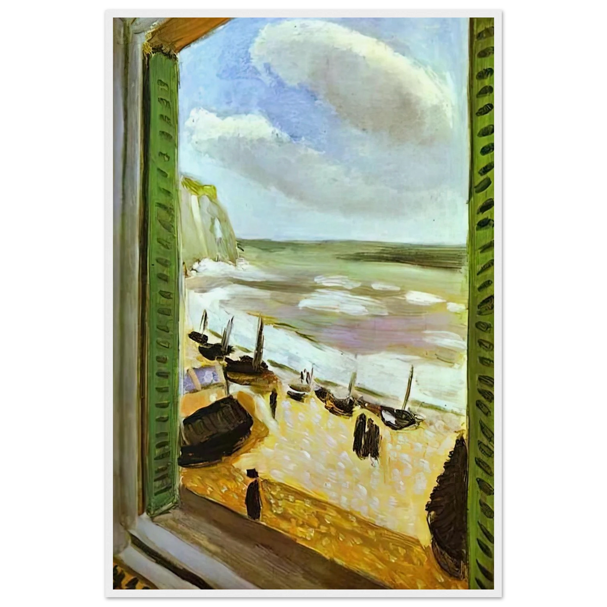 OPEN WINDOW AT COLLIOURE 1905 Framed Poster | Henri Matisse Framed Prints Wall Art | Henri Matisse Print