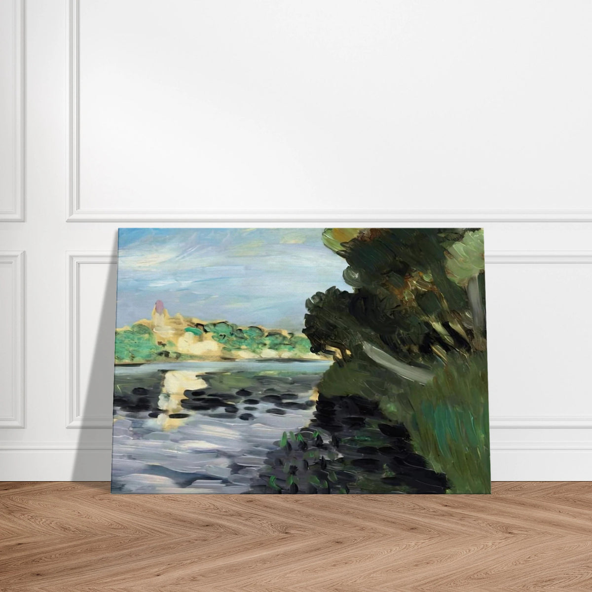BORDS DE LA SEINE A VETHEUIL 1920 Canvas | Henri Matisse Canvas | Henri Matisse Print
