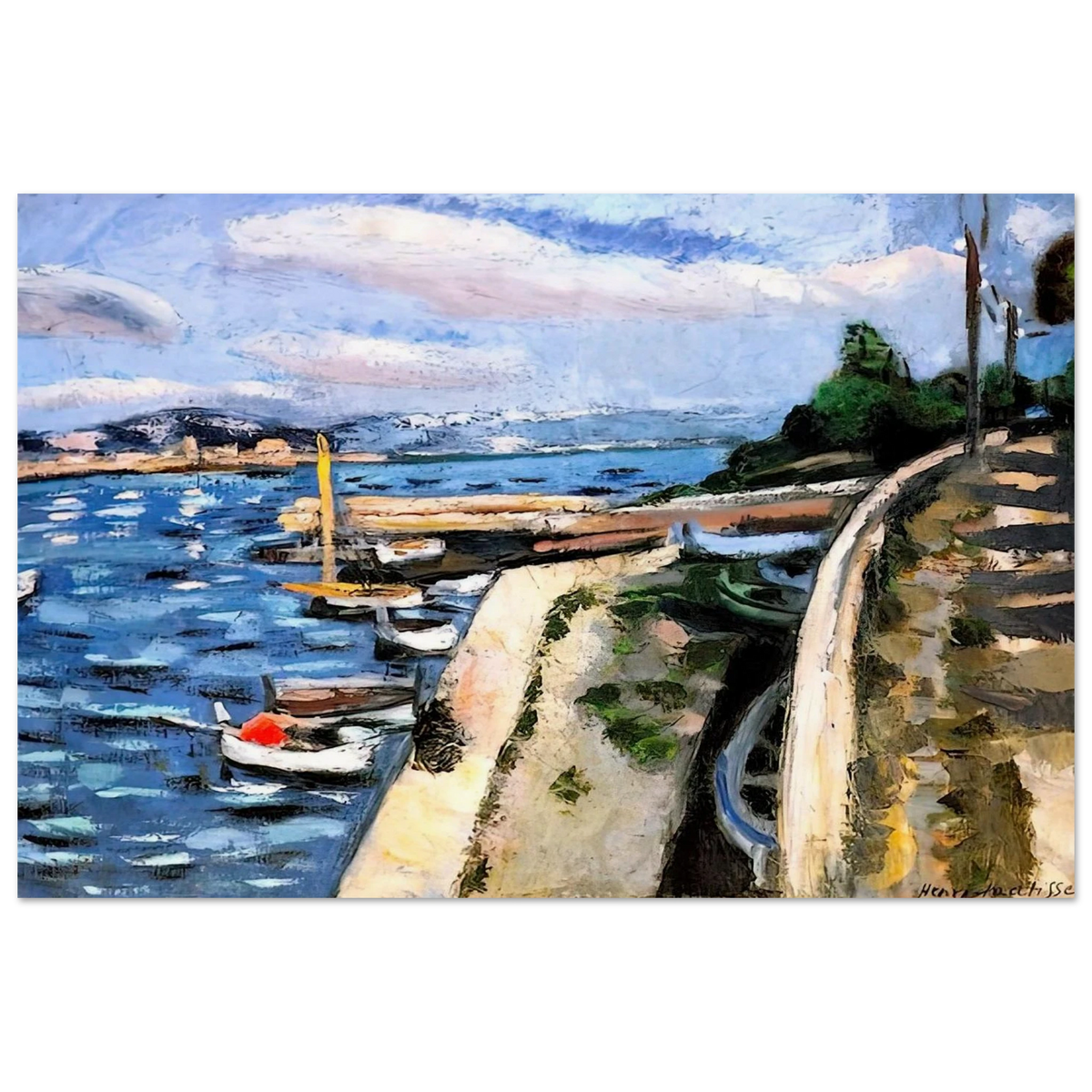 VIEW OF ANTIBES 1925 Poster | Henri Matisse Poster | Henri Matisse Print